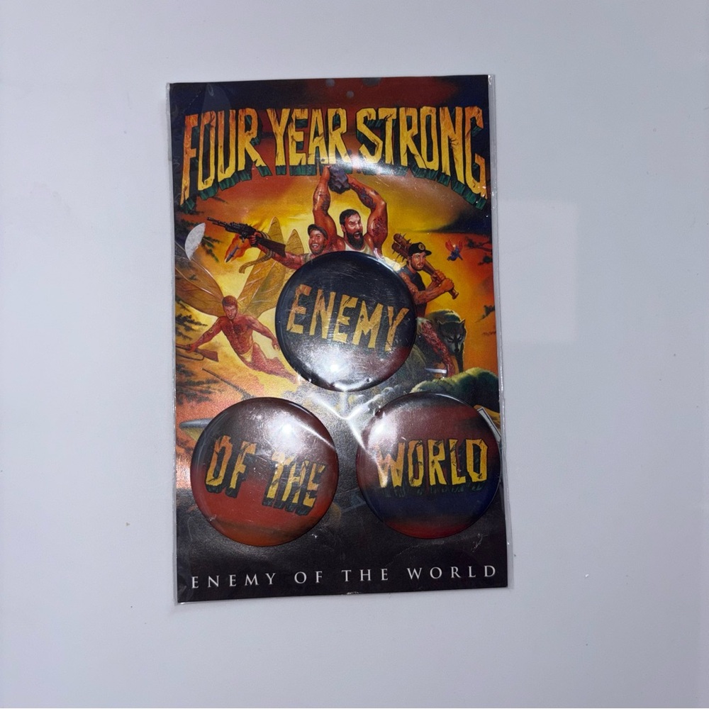 Four Year Strong Button Set